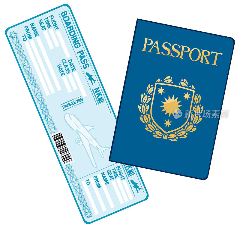 护照及机票