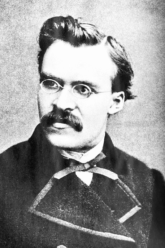 弗里德里希・尼采的肖像，1870年