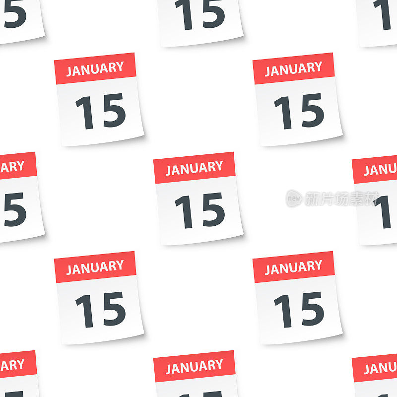 1月15日-每日日历无缝模式