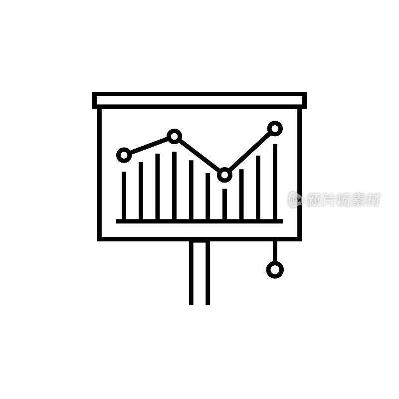 演示线图标