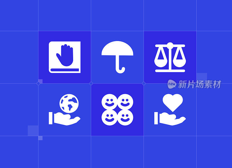 核心价值观图标