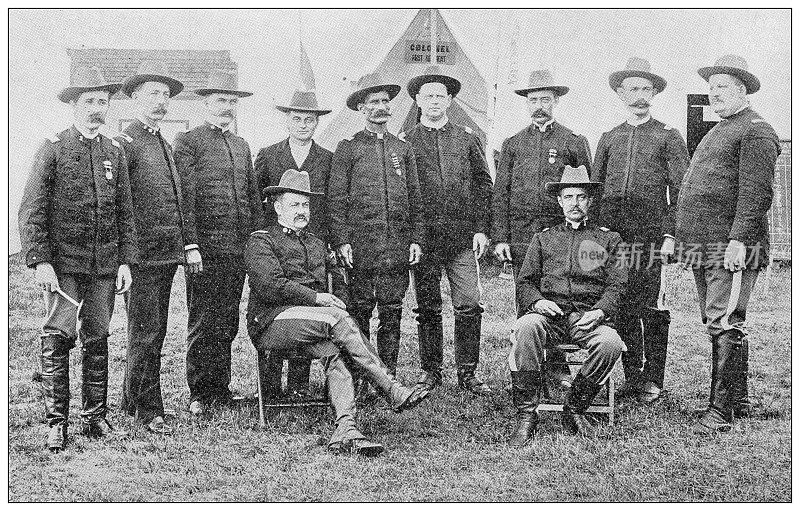 1897年的运动和消遣:英国陆军第一团的野战和参谋军官