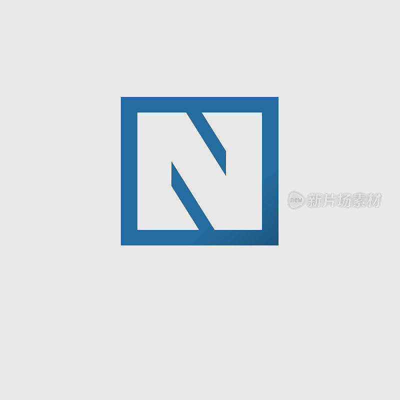 字母N元素设计-插图