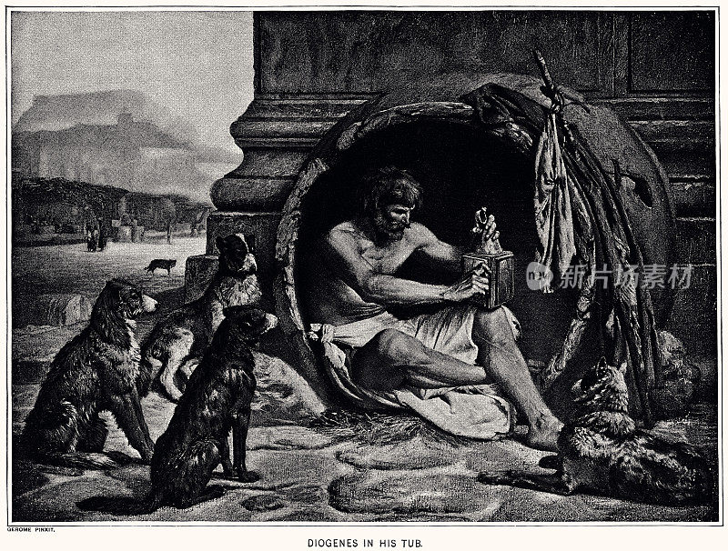 Sinope的第欧根尼(公元前404-323年)XXXL