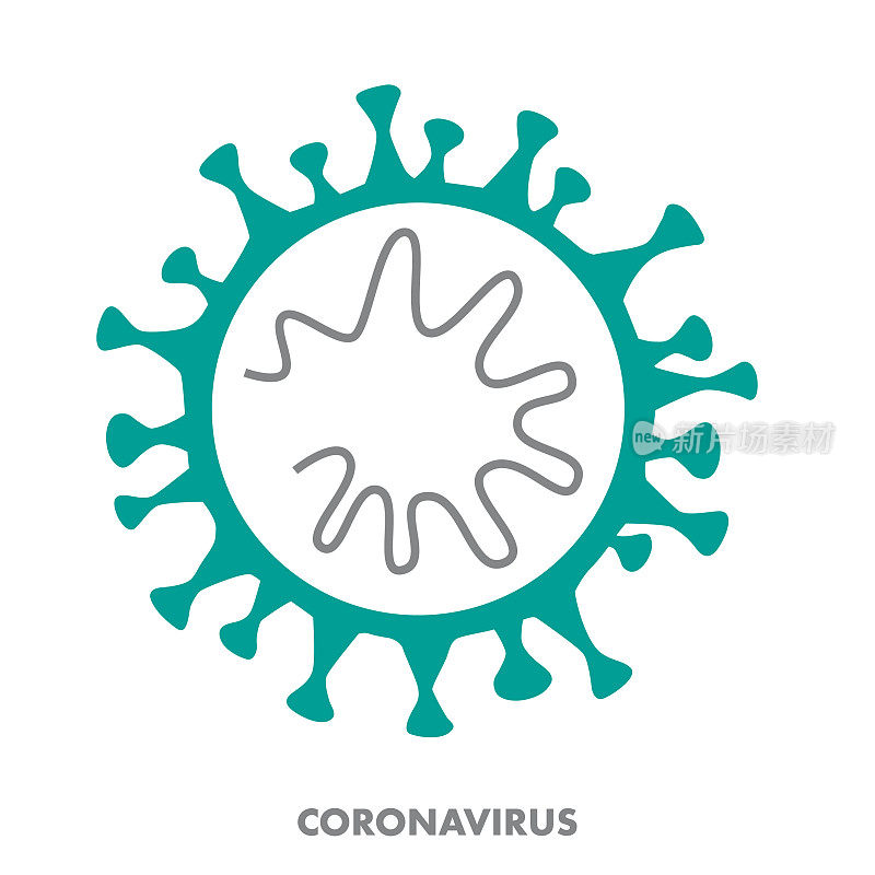 向量Coronovirus图标