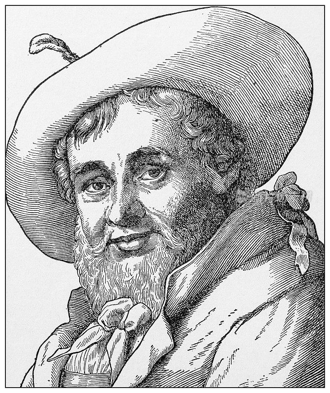 过去重要人物的古董插图:安德烈亚斯霍费尔