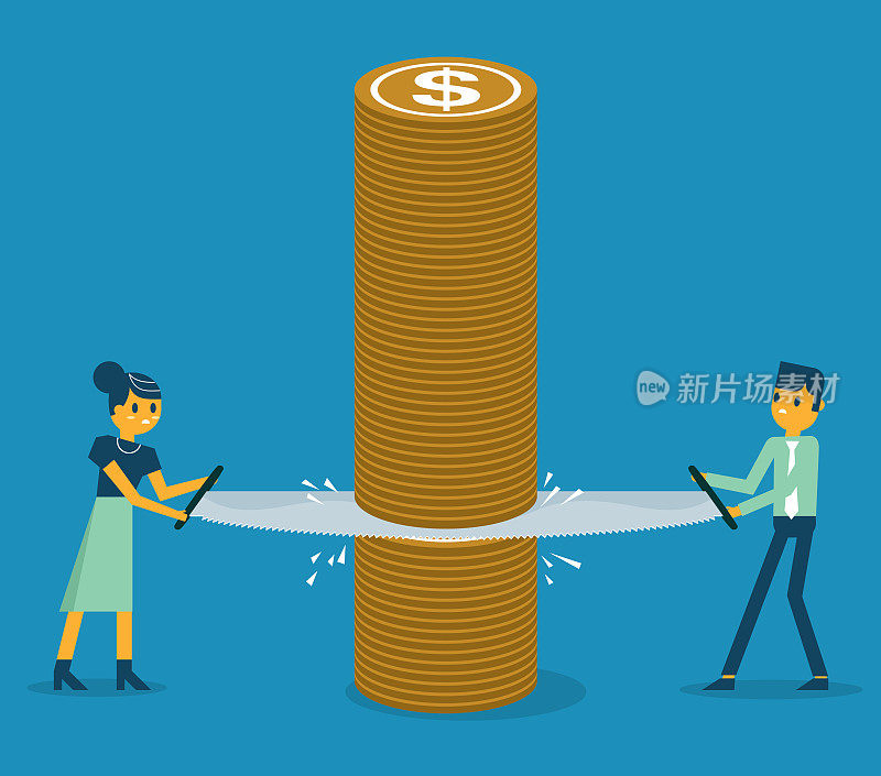 削减预算-商务人员