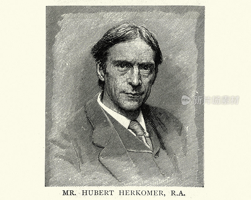 休伯特・冯・赫克莫，维多利亚时代的英国艺术家，19世纪