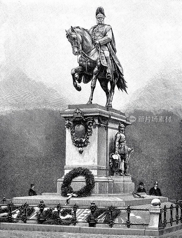 G?rlitz，德皇威廉一世纪念碑