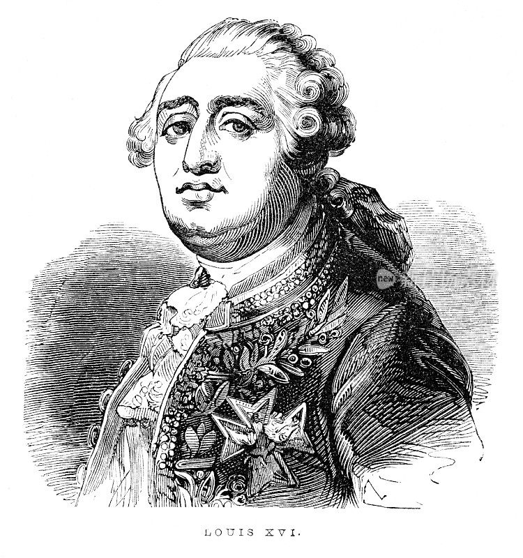 路易十六国王肖像，18世纪法国历史