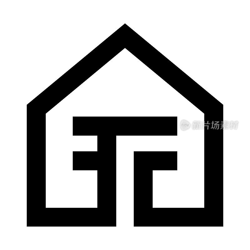 建筑、家居、房屋、房地产、楼宇、物业的标志设计。
