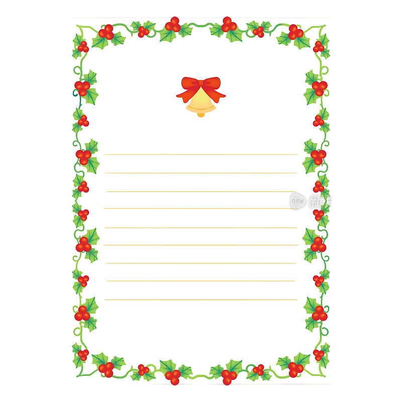 圣诞圣诞节信笺