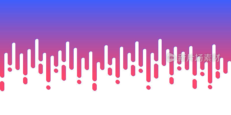 圆角线-半色调过渡-紫色无缝背景