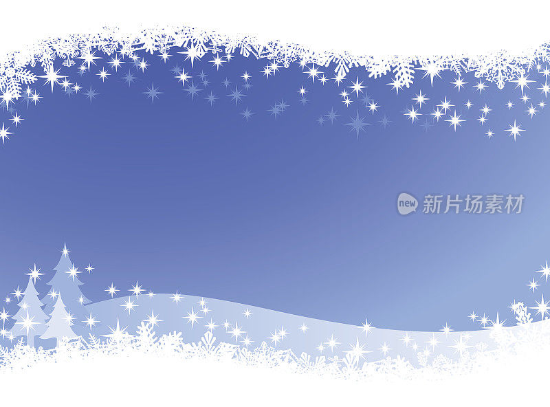 圣诞冬季天空灯