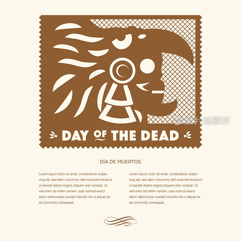 死亡的阿兹特克战士的一天-剪纸作文