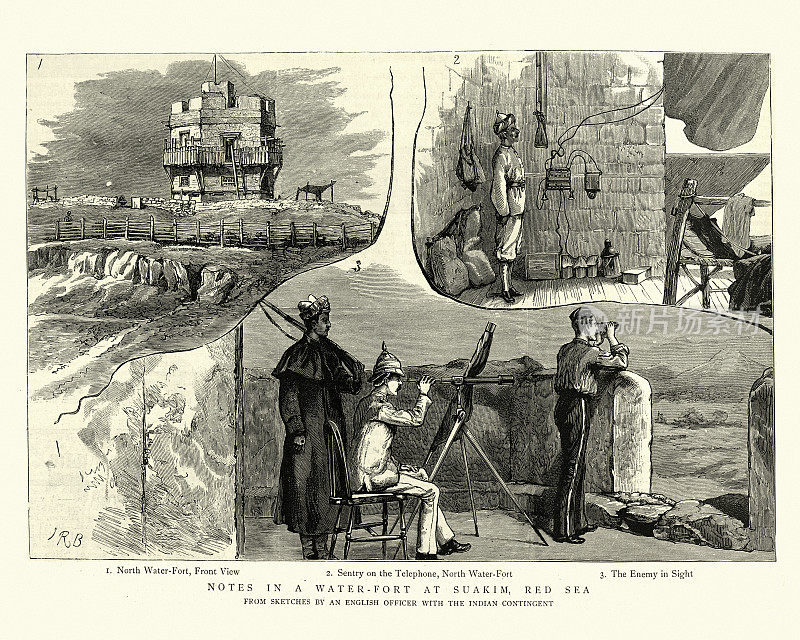 马赫迪战争，英国在红海苏阿基姆的水堡，1886年