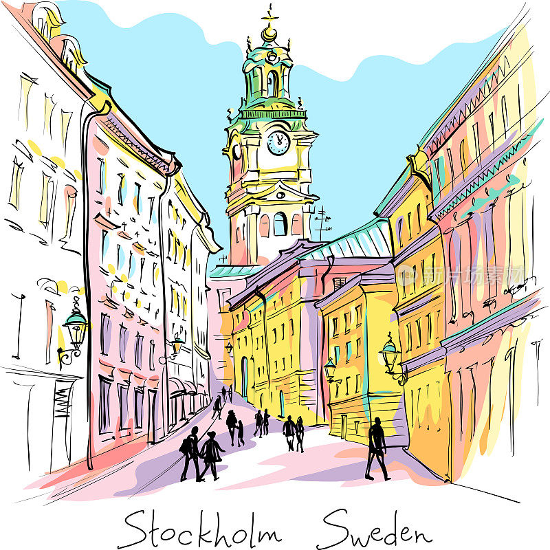 瑞典斯德哥尔摩的Storkyrkan教堂
