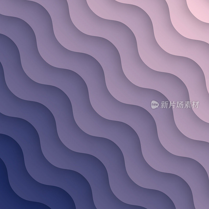 时髦的几何背景与紫色抽象波浪