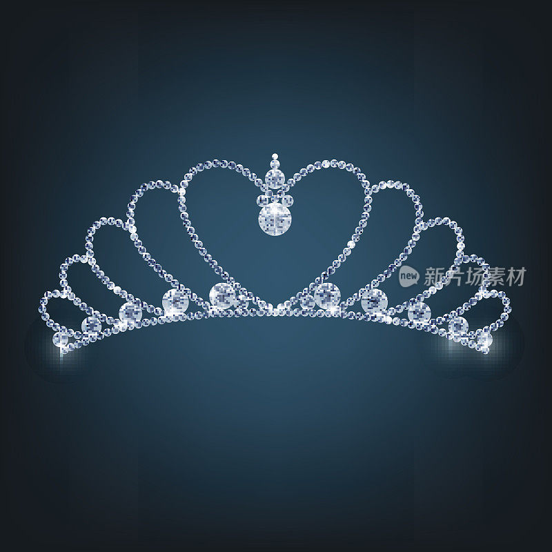 皇冠与钻石概念