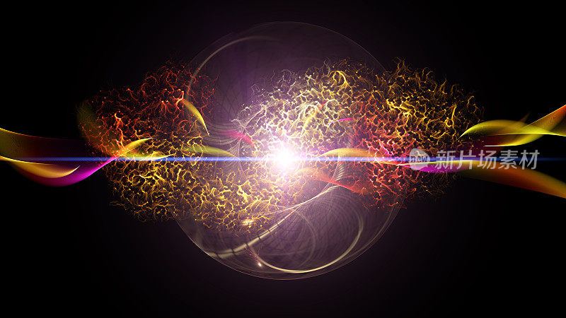 量子宇宙，未来抽象背景