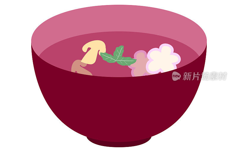 fusi和三叶草汤的插图