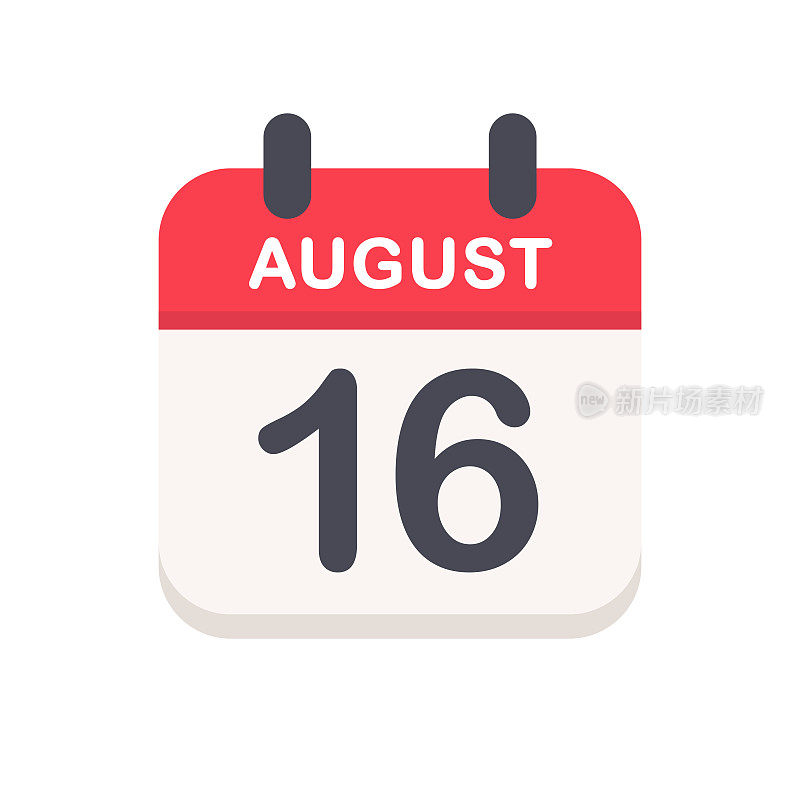 8月16日-日历图标