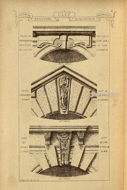 建筑基石，建筑史，装饰和设计，艺术，法国，维多利亚，19世纪