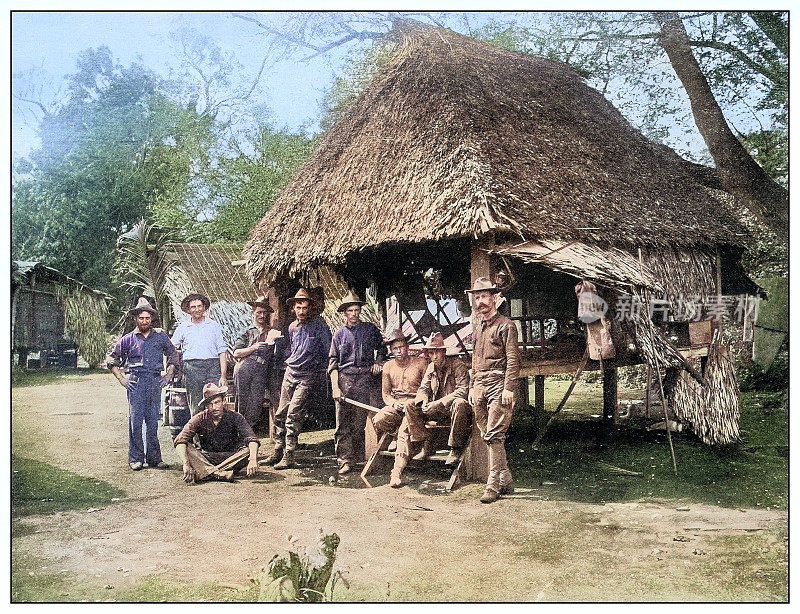 古董黑白照片:菲律宾