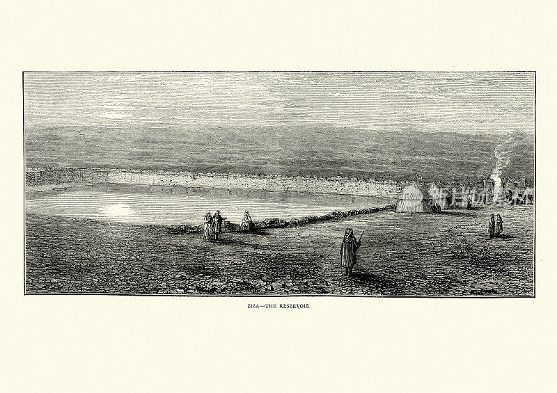 齐扎约旦水库，19世纪