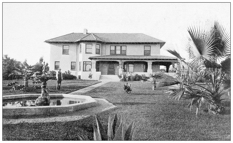 古色古香的加州旅行照片:房子