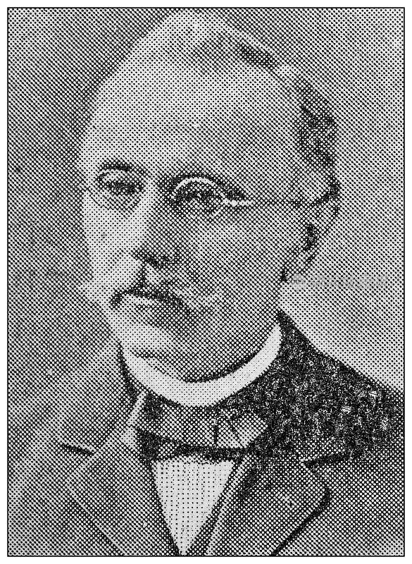 著名人物的古董肖像:约翰・彼得・施米茨