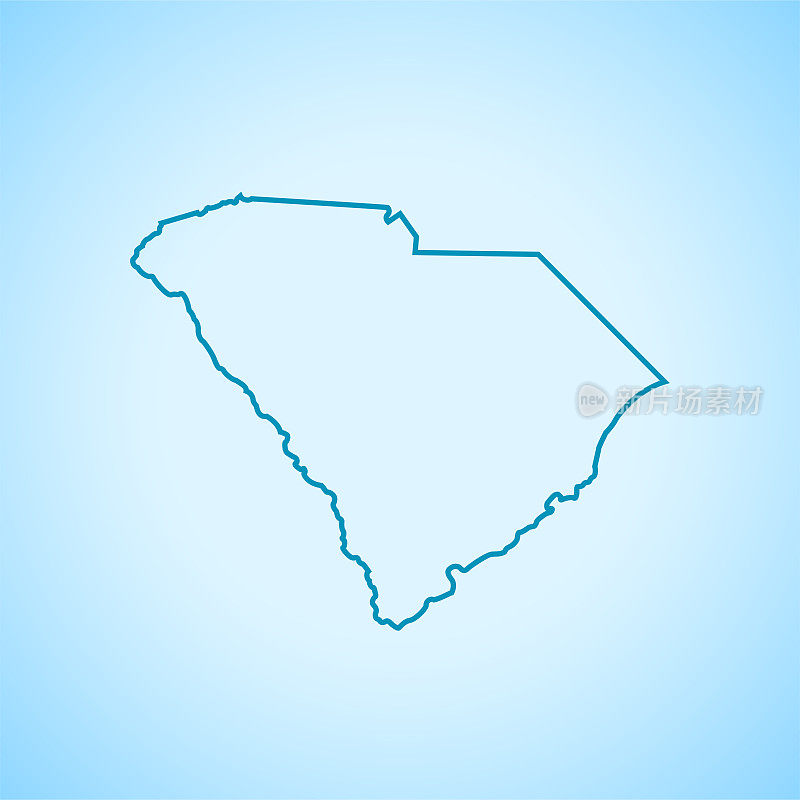 南卡罗来纳州地图