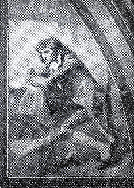 弗里德里希・席勒肖像，1897年