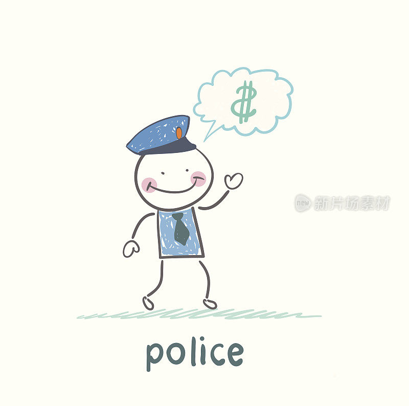警察想钱