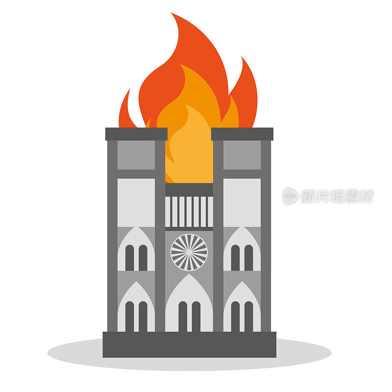 法国巴黎圣母院大火2019年4月15日