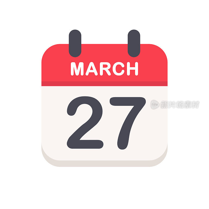3月27日-日历图标