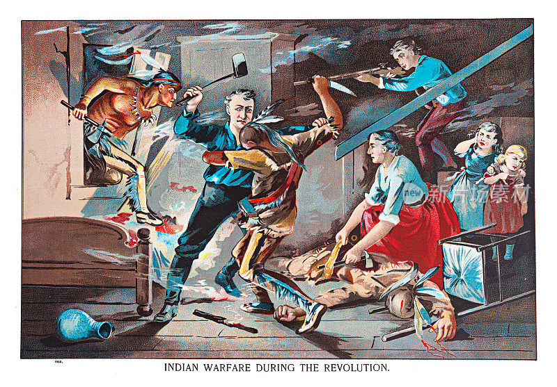 1892年革命期间的印第安战争