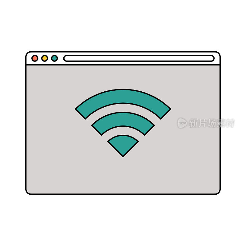 网络浏览器wifi符号