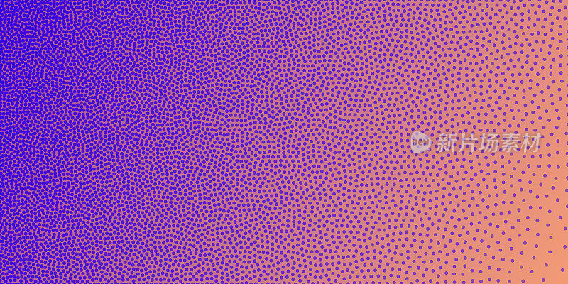 抽象设计与点和紫色梯度-点画艺术-新潮的背景