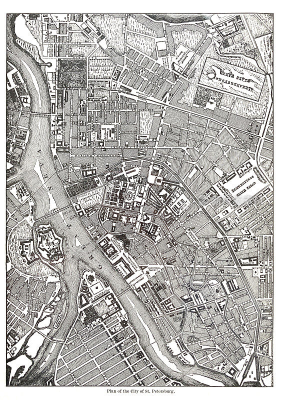 1899年圣彼得堡的城市规划