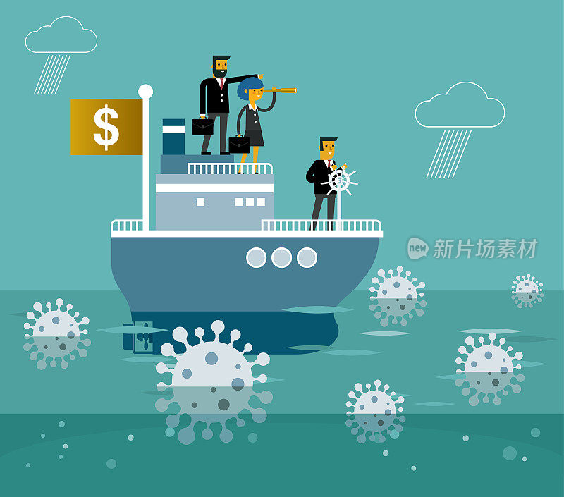 冠状病毒库存-团队合作