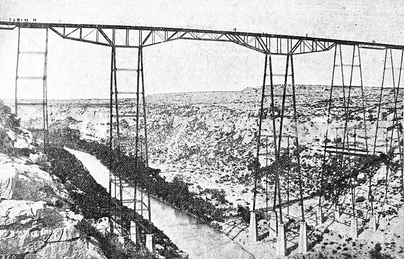 德克萨斯州佩科斯河上的桥