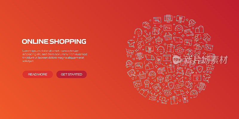 电子商务、网上购物、数字营销相关模式设计