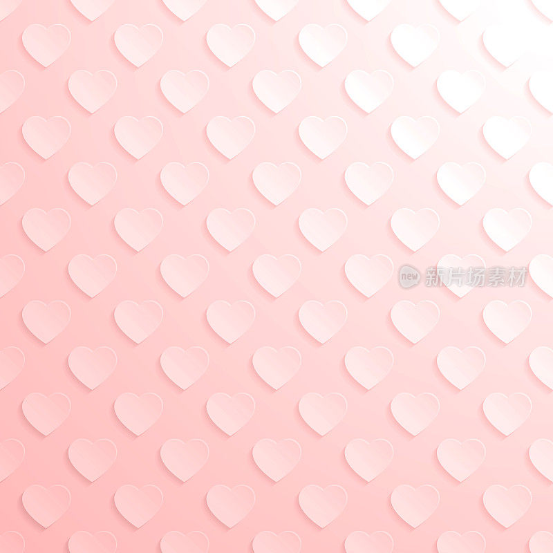 抽象的粉红色背景-心形图案