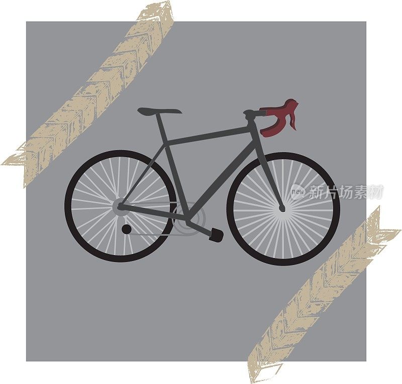 自行车的插图