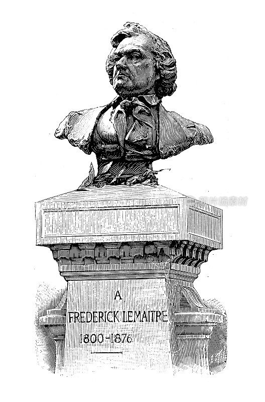 仿古图像:弗雷德里克・勒梅特尔纪念碑