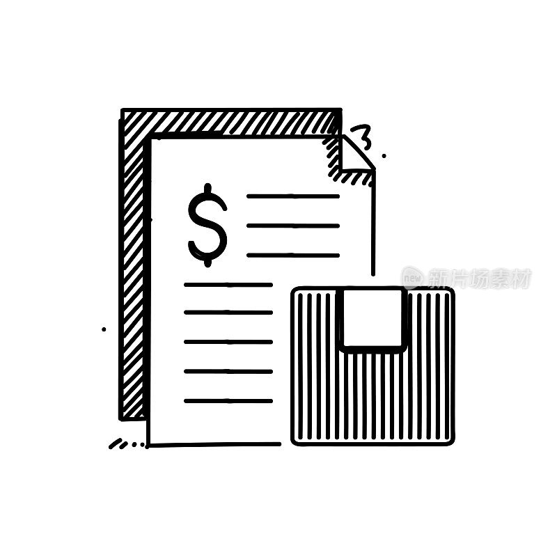 航运成本线图标,草图设计,像素完美,可编辑的笔画,交付元素,快递,货物,集装箱,快递,航运,运输。