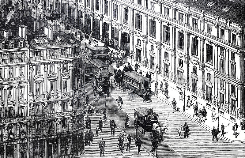 1880年法国巴黎的城市生活