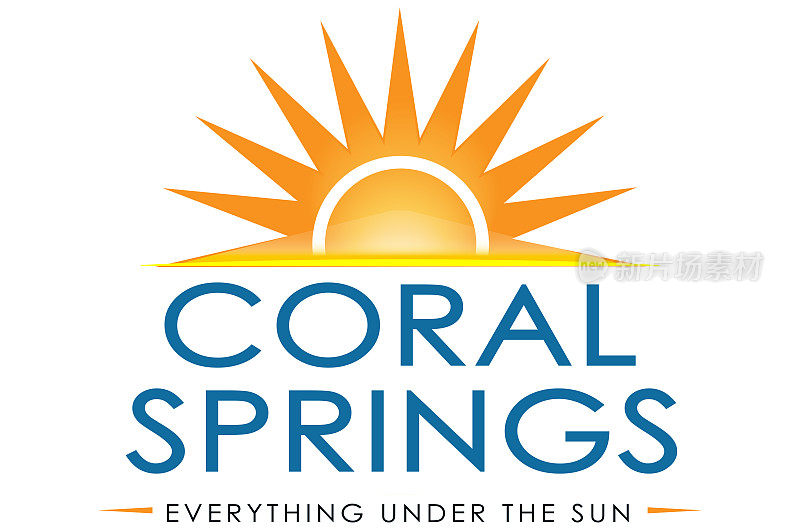 美国佛罗里达州布劳沃德县珊瑚泉市的盾形纹章