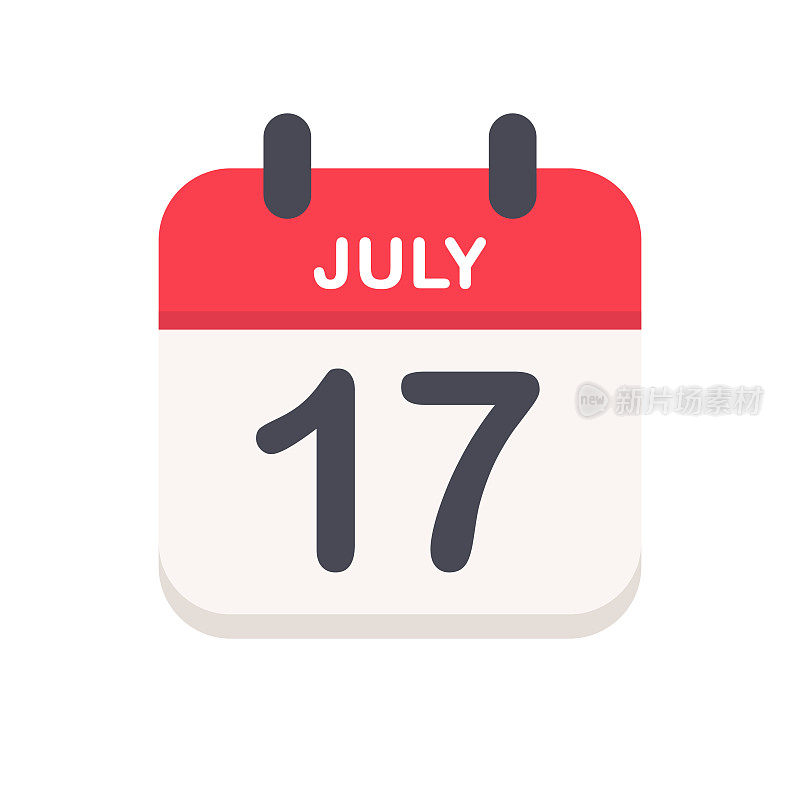 7月17日-日历图标